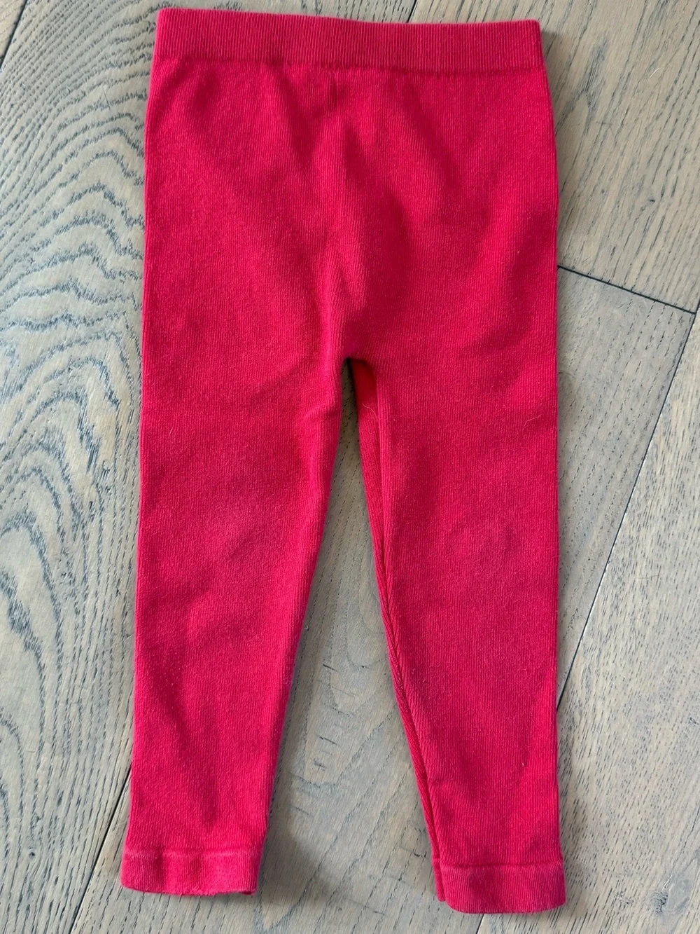 Silky Toes Baby Toddler Seamless Leggings 18–24M Red